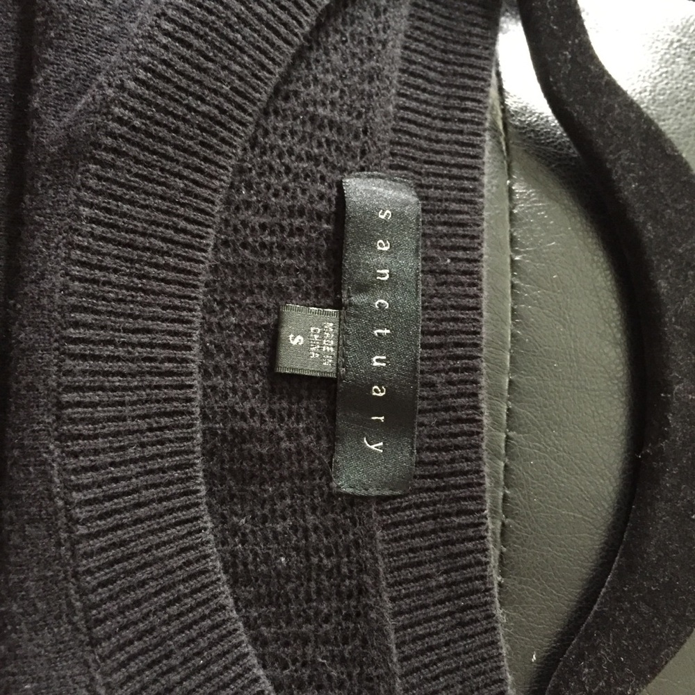 Sanctuary Color Block Offset Pullover - image 5